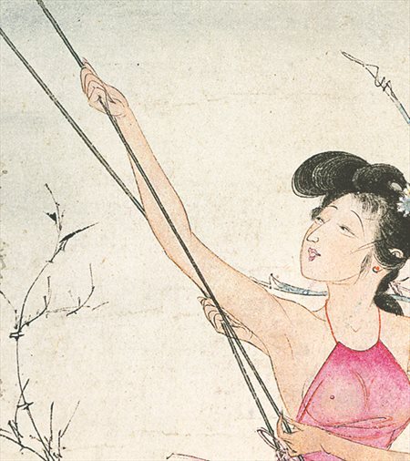 荥阳-胡也佛的仕女画和最知名的金瓶梅秘戏图
